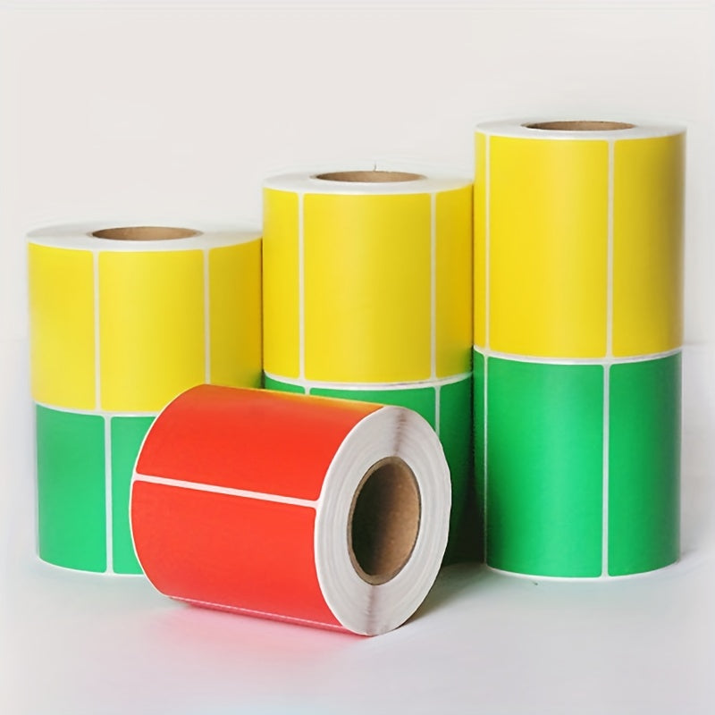 Colorful Thermal Paper Adhesive Label Stickers 1000 Sheets