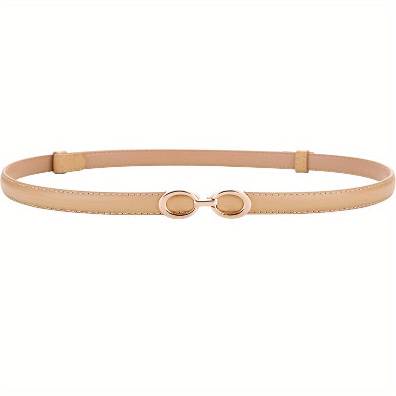 Double Ring Buckle Belt Thin Girdle for Women