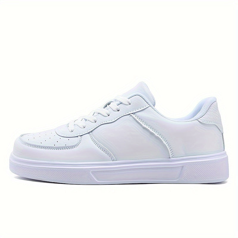 Women's Block Lace up Low Top Fashionable Board Shoes