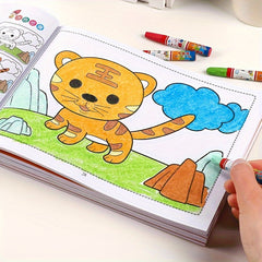 Kids Coloring Book with Guides Educational Drawing Activity Book