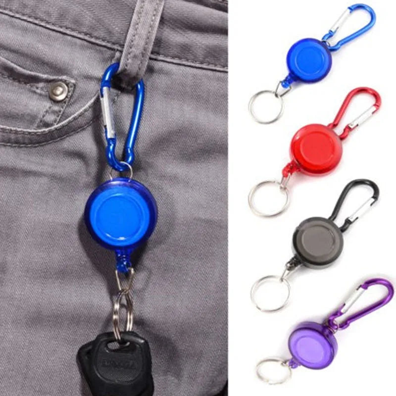 50PCS Mini Keychain Holder Organizer Keychain Clip Pocket Tool Pouch Car Key Bag