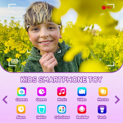 RIVGOT Dual Camera Phone Music Player Story Calendar USB Charging