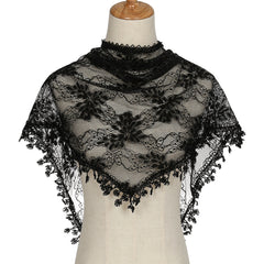 Triangular Lace Veil Prayer Church Veil Women Headcovering Lace Scarf