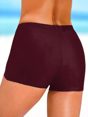  Striped Tankini Set Cami Top & Shorts Swimsuit