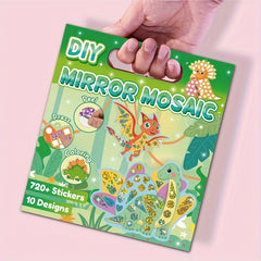 Dino Craft Set: Sticker Painting Mosaic Art & Bookmarks