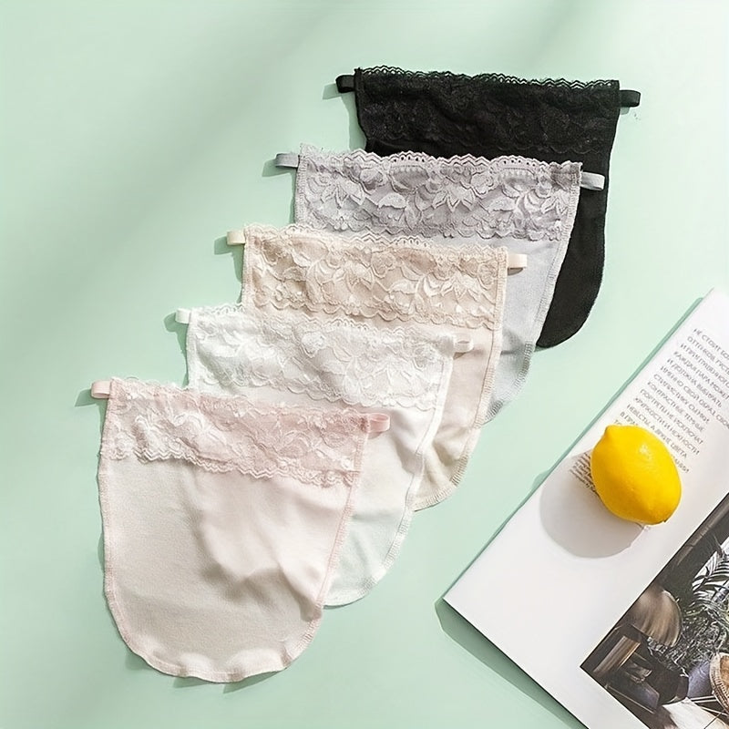 Lace Stitching Anti Peep Chest Shield Pads for Women