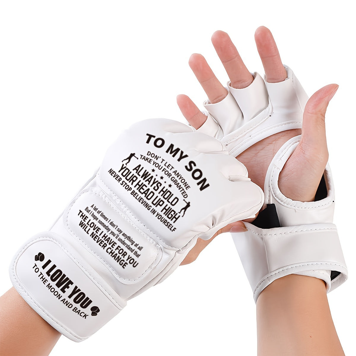 Breathable Half Finger Boxing Gloves Fighting Equipment