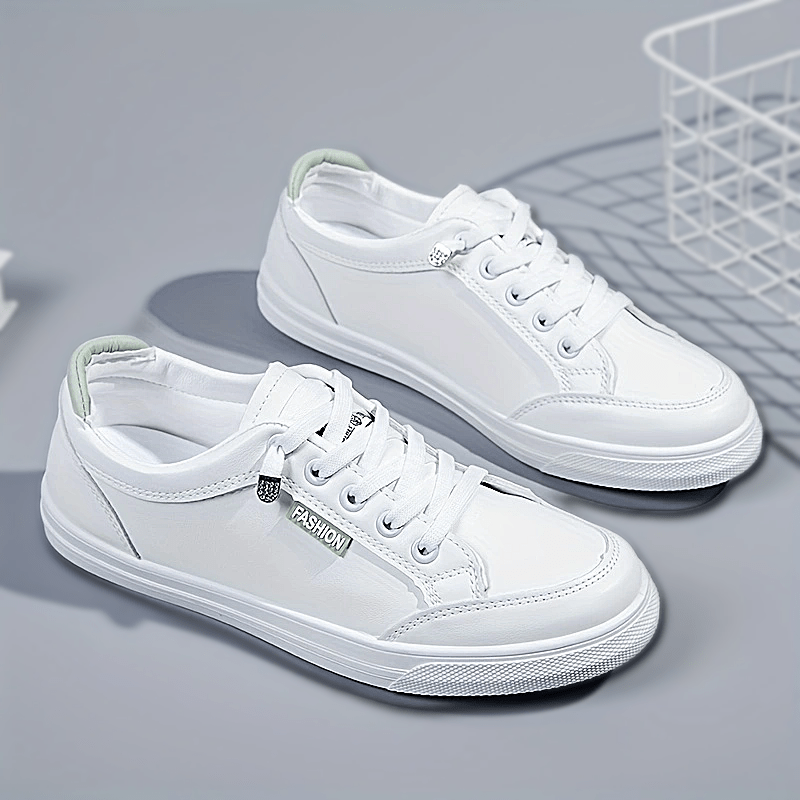 Women's Lace Up Walking Shoes Casual Flat Skate Shoes