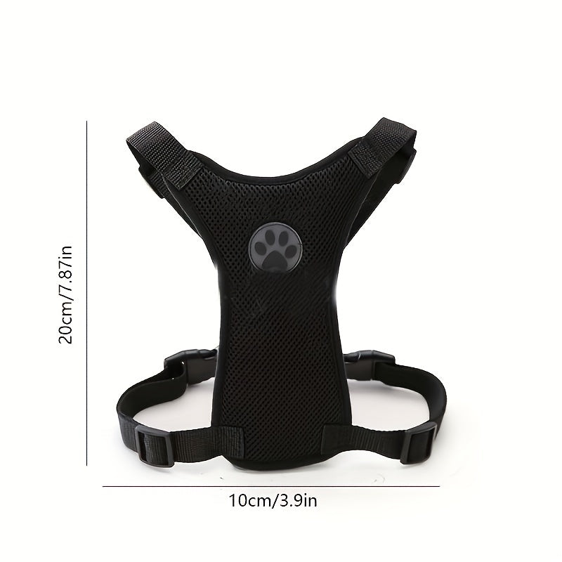 Functional Breathable Dog Harness for Safe Car Travel