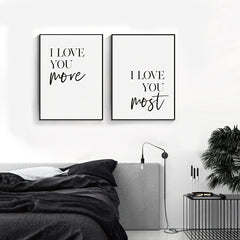 2pcs Modern Bedroom Posters for a Relaxing Space