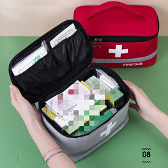 Durable Medical Kits Bag With Zipper Travel Drugs Storage Organizer