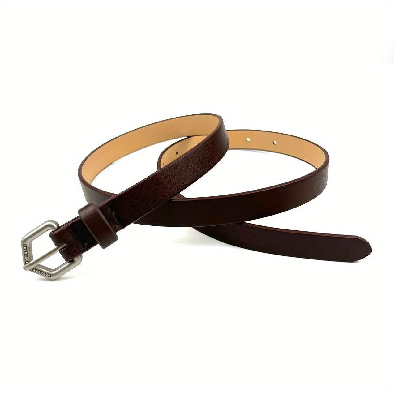 Vintage Arrow Buckle PU Belt Solid Casual Belt Unisex Jeans Pants Belt