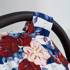 Striped Print Car Seat Sunshade Cover Canopy for Girls