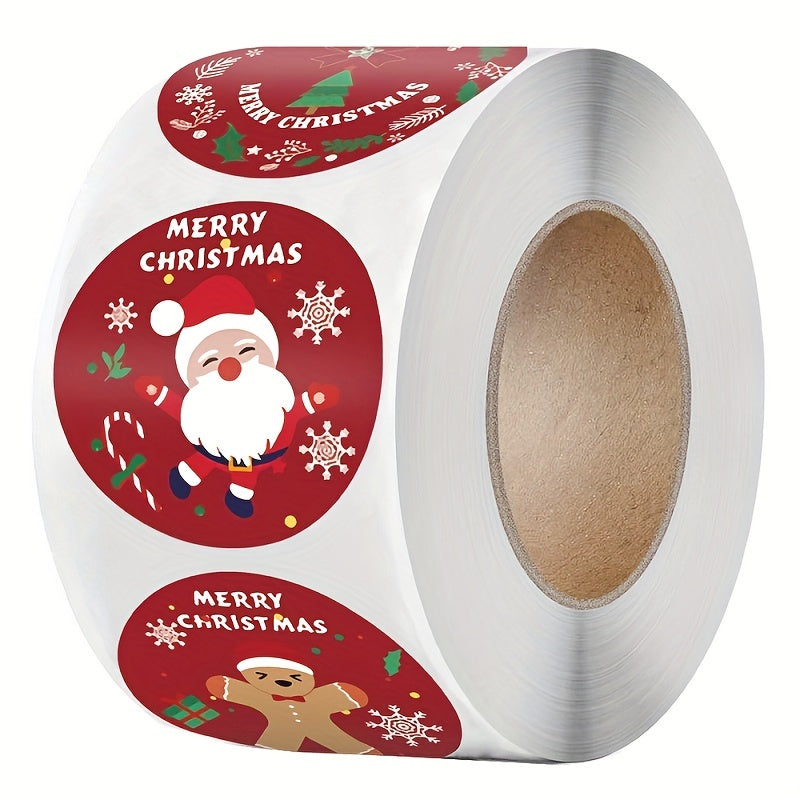 500pcs Merry Christmas Holiday Decoration Sticker Label