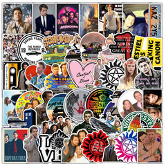 50pcs Drama Doodle Waterproof Stickers for Water Bottle Skateb