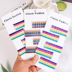 50 Pcs Word Clip Candy Bangs Hair Clip Headgear Girl Hair Accessories