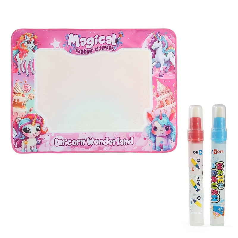 Magic Water Canvas for Kids Portable Art Toy with Underwater Theme
