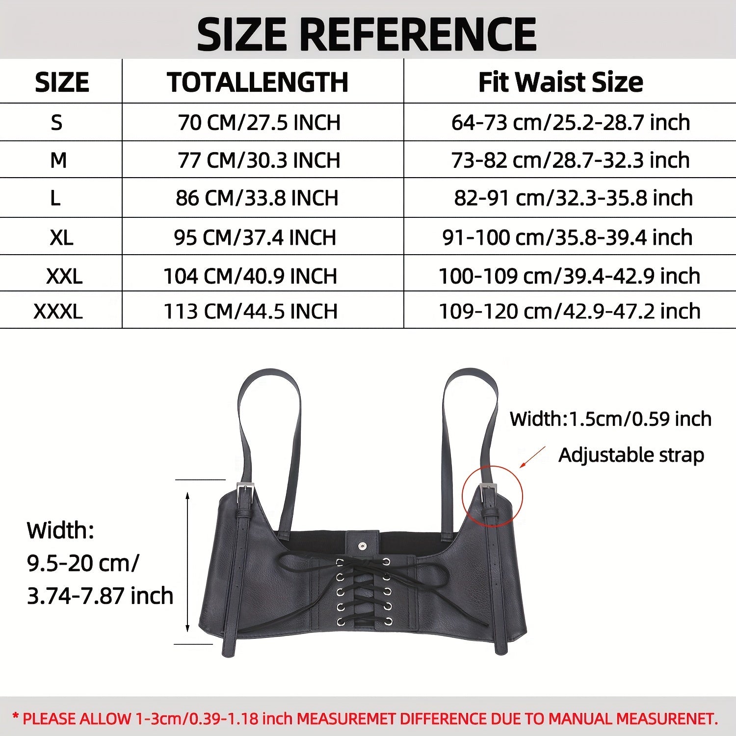  PU Harness Belt Steampunk Cinch Belt Corset