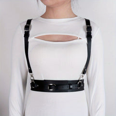 PU Leather Harness Belt for Women and Girls
