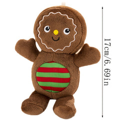 Christmas Gingerbread Man Plush Toy Doll