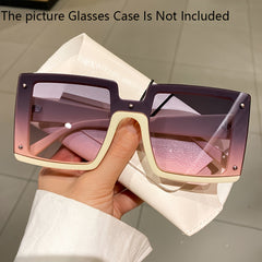 Oversized Square Sunglass Men Women Sun Glasses Eyewear Shades