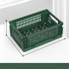 1pc Folding Storage Basket Outdoor Picnic Bin Desktop Storage
