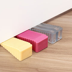 Door Bottom Stop Door Wedge Windproof Fixed Rubber for Door Gap Up to 1