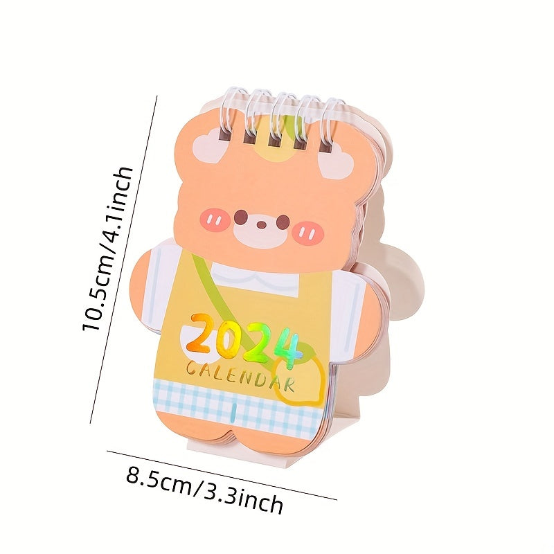 Cartoon Mini Desk Calendar Countdown Decoration Monthly Calendar