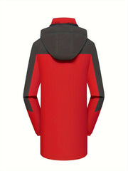 Block Hooded Ski Jacket Waterproof Women's Activewear