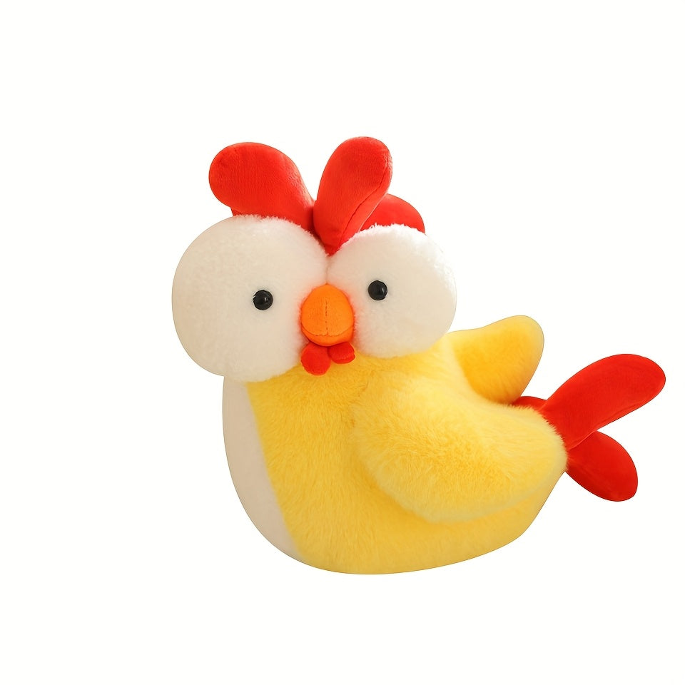 Big Eye Chicken Plush Toy Animated Bird Stuffed Animal