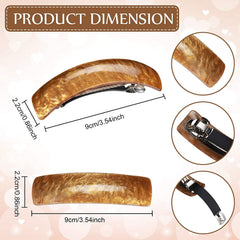 6pcs Water Pattern Hair Clip Barrette Hairpin Ponytail Holder Headwear