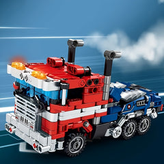 1320 PCS Transforming Brick Robot Car Set 2 in 1 Creative Model