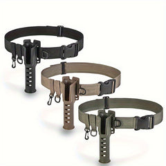 Fishing Rod Belt Waist Hanging Holder for Rod Inserting Device