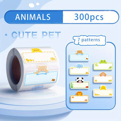 300pcs Custom Name Stickers for School and Scrapbooking