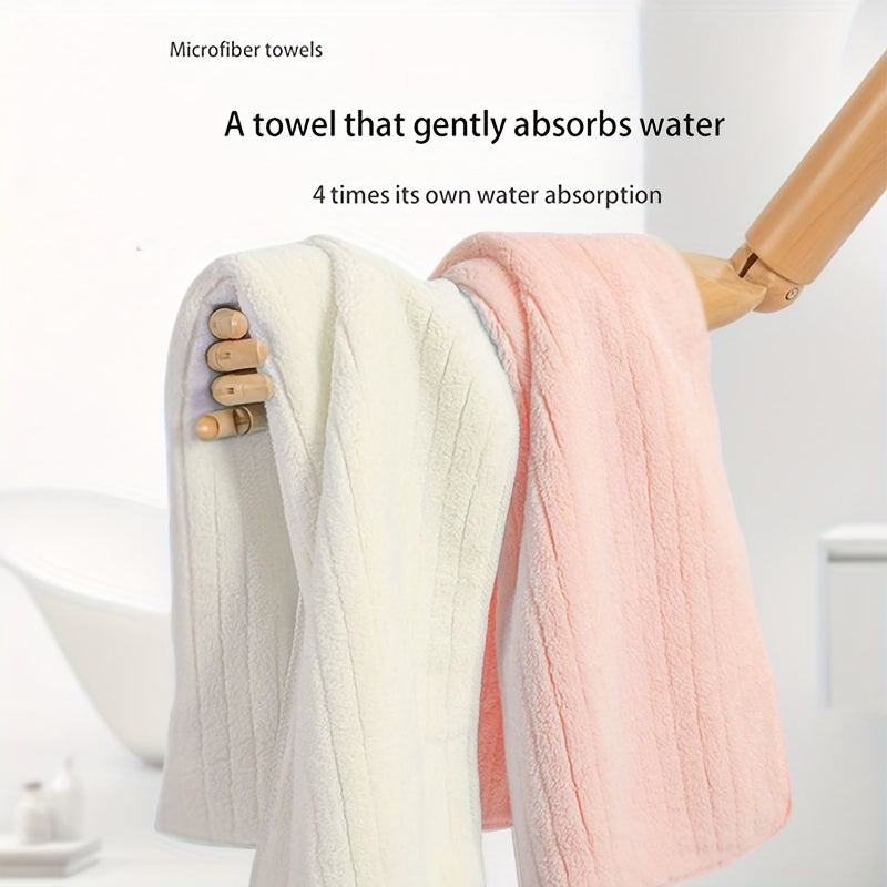4pcs Microfiber Hand Towel Soft Quick-drying Absorbent Towel