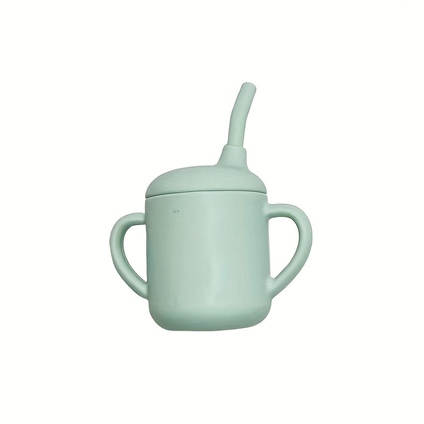 Silicone Training Cup With Straw for Baby/Toddler BPA-Free