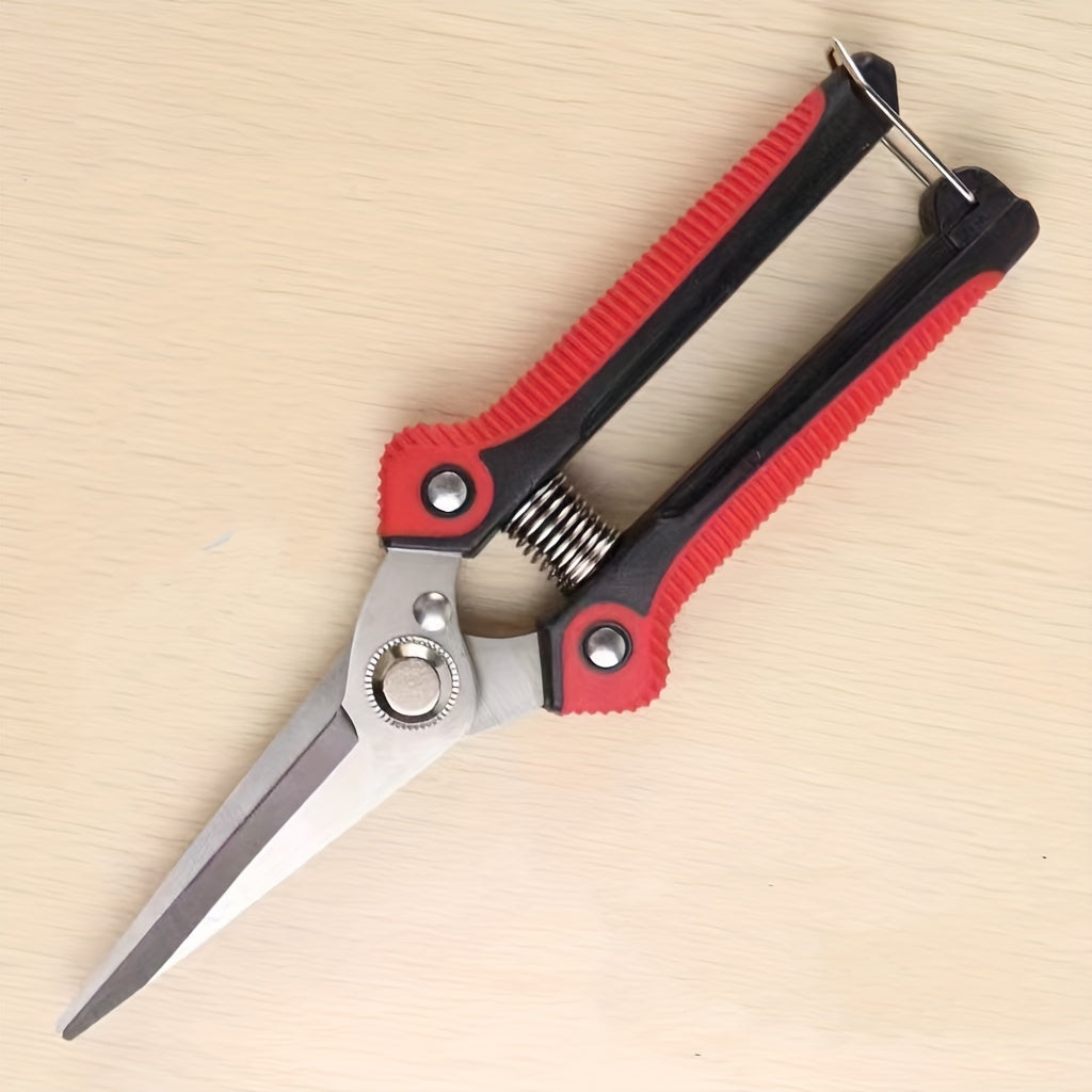 1pc Stainless Steel Pruning Shears For Gardening Hand Pruner Garden Scissors