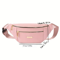 Women's Large Capacity Waist Bag Oxford Cloth Fanny Pack