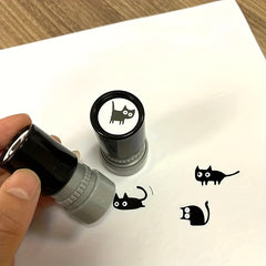 4pcs Cartoon Cat Pattern Stamps for Kids