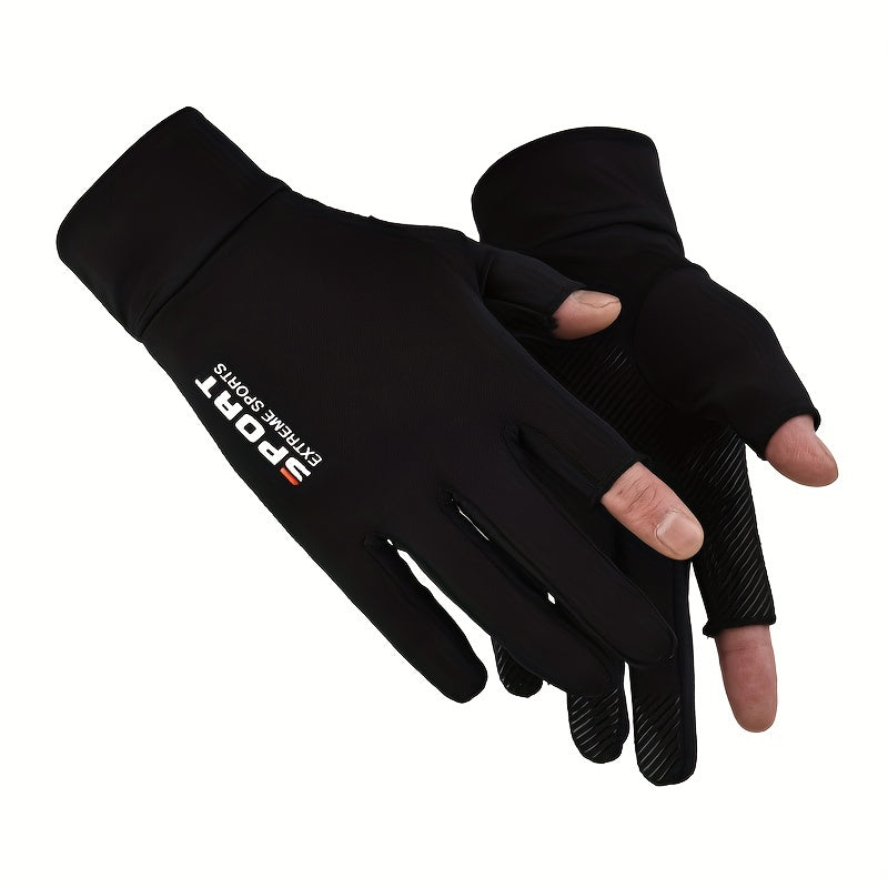 Summer Anti slip Cycling Gloves Thin Half Finger Gloves