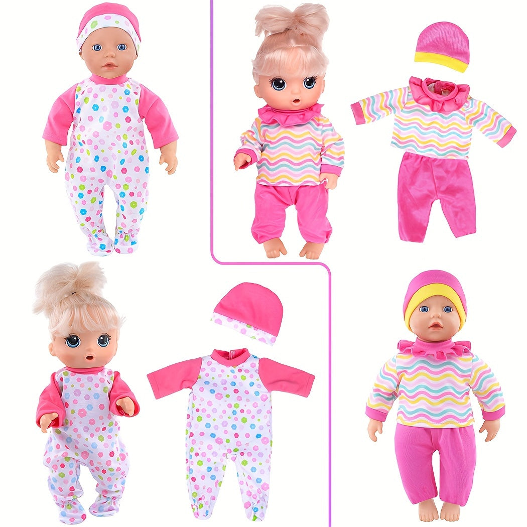 10 Sets of Clothes for 10-14 Inch Dolls, Dolls Not Included