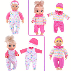 10 Sets of Clothes for 10-14 Inch Dolls, Dolls Not Included