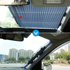 Car Auto Retractable Folding Sunshade Curtain
