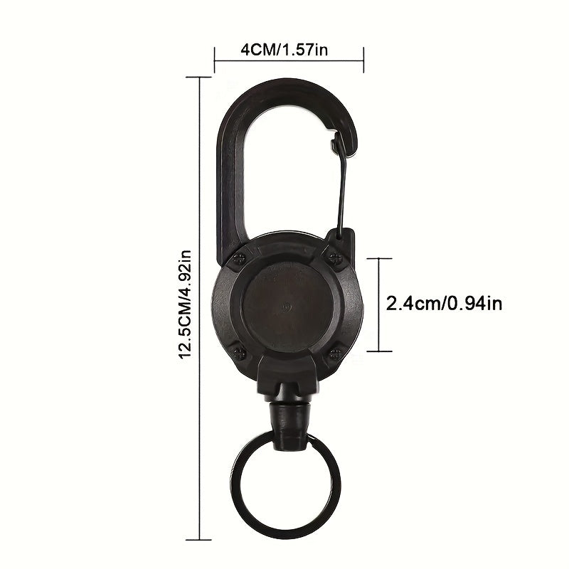 Tactical Telescopic Keychain Retractable Hook Outdoor Multitool