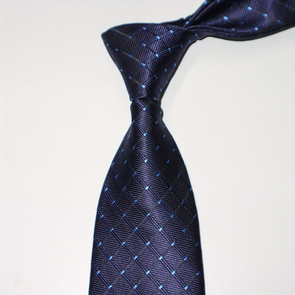High Lattice Men's Suit Tie Business Meeting Daily Neck Ties