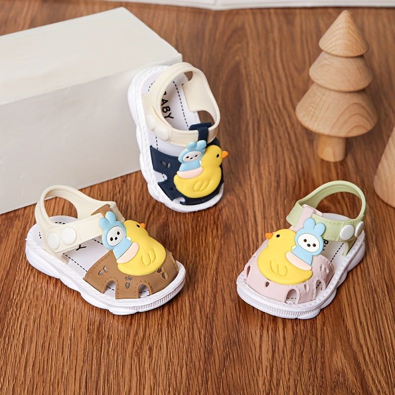 JIAGEYA Baby Girls Cartoon Sandals Lightweight Anti Slip