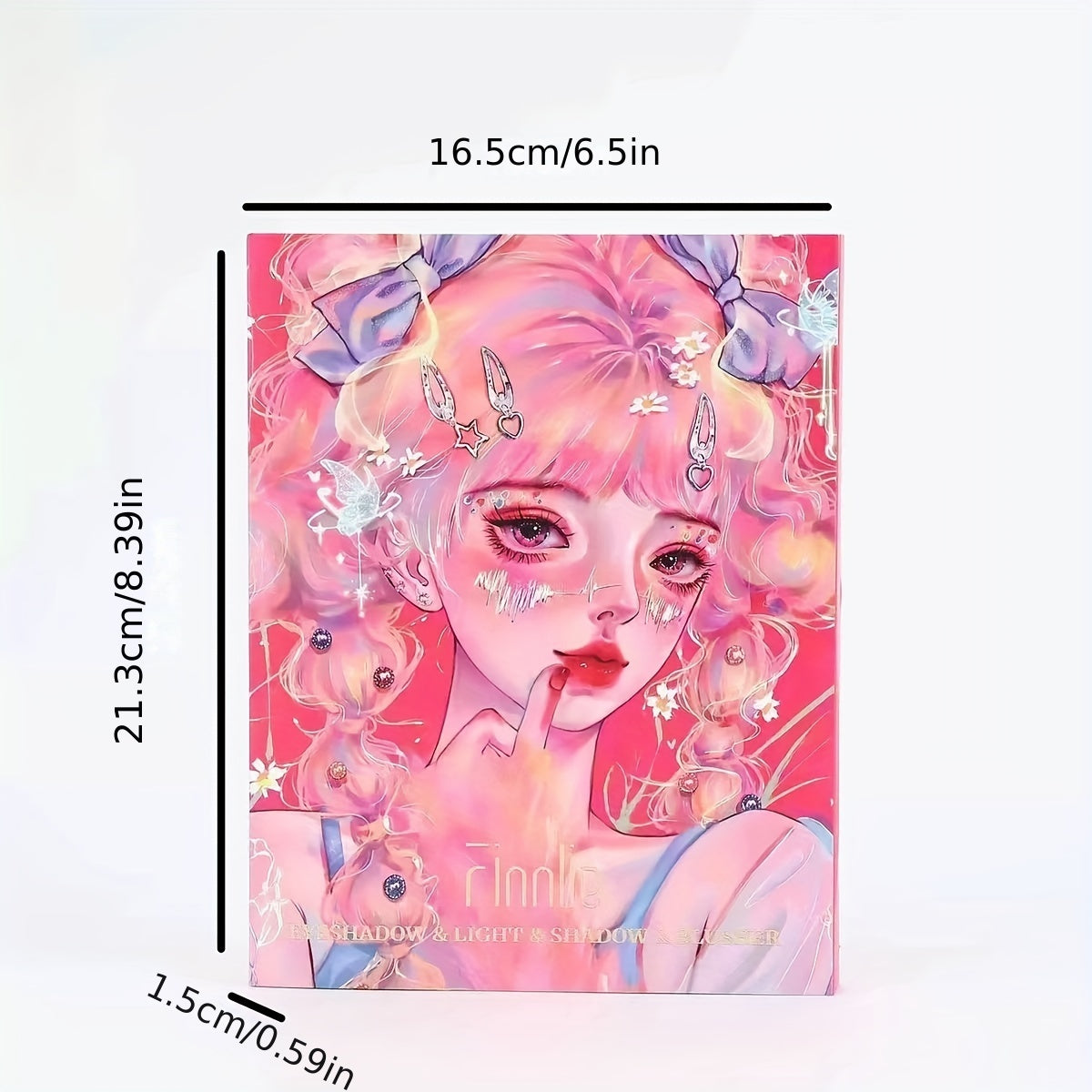 63-Color Pearly Eyeshadow Palette Matte Sequin Finish