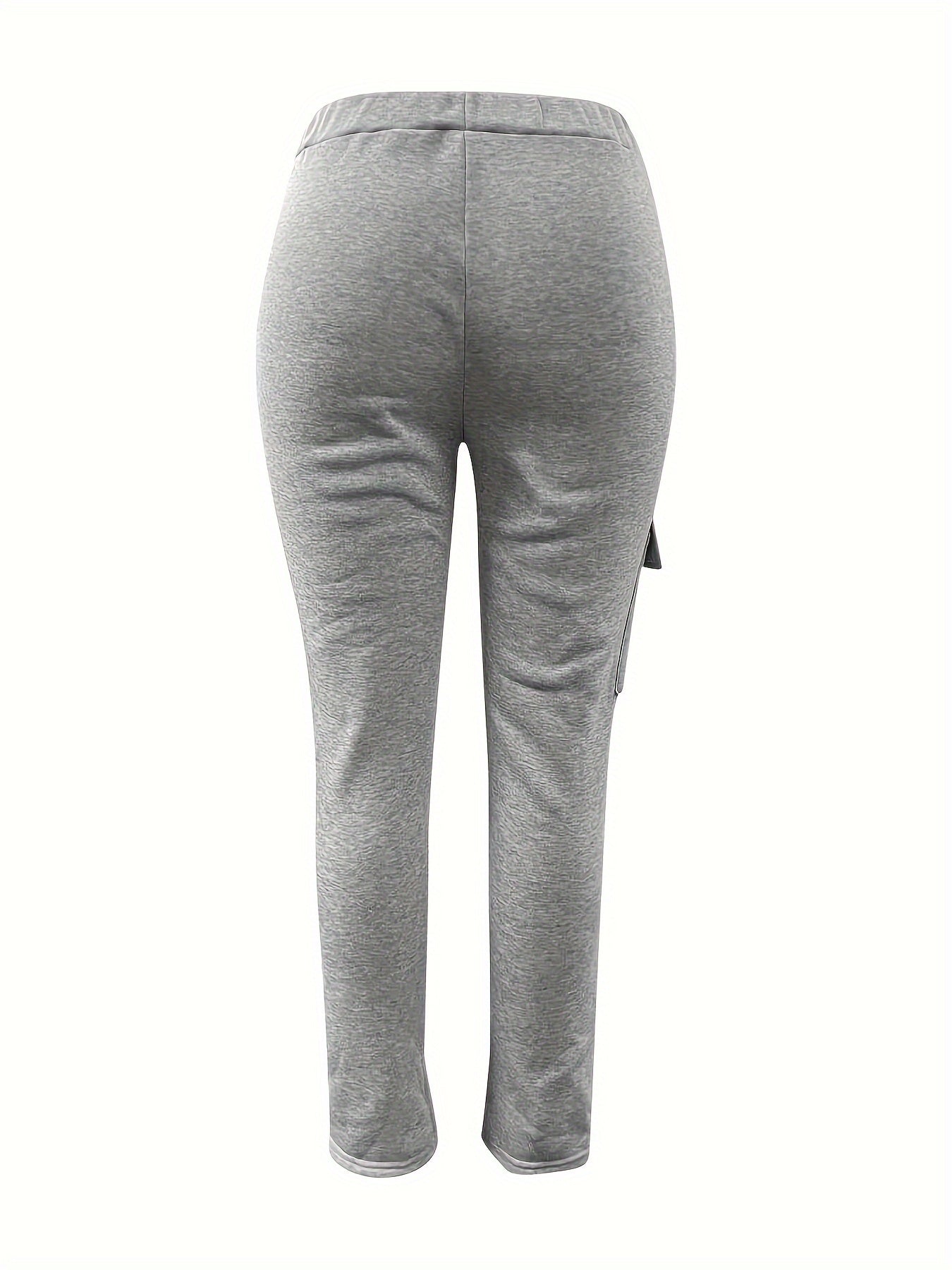  Elastic Drawstring Cargo Trousers
