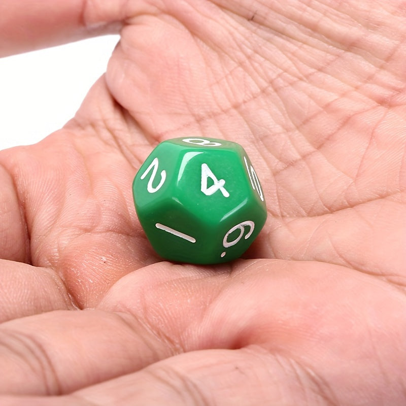 1pc Acrylic 12 Sided Dice Multiple Sided Dice For Funny Party Club Playing Game