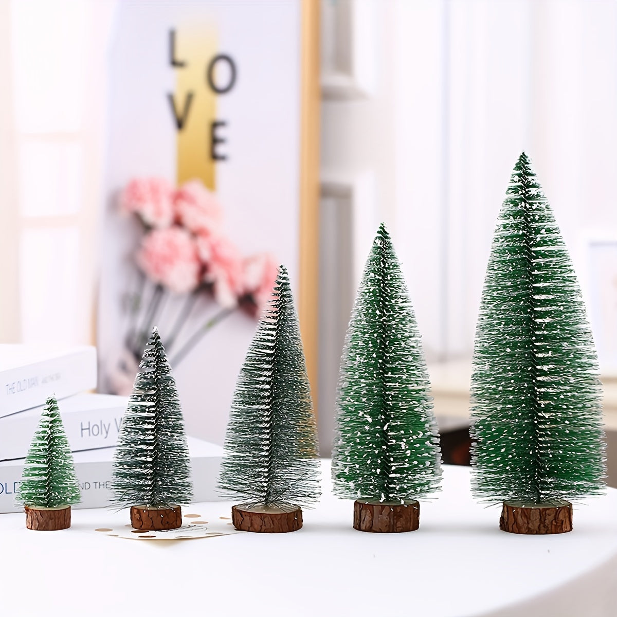 1pc Mini Christmas Tree Desktop Decoration for Holiday Party